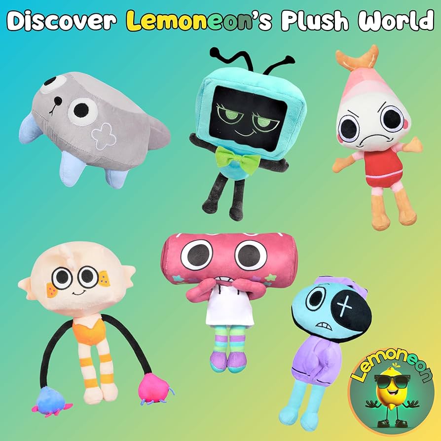 Amazon.co.jp: Lemoneon Dandy's World ぬいぐるみ 13.8インチ